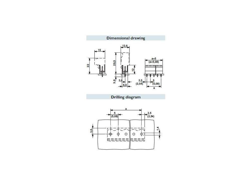 مجموعه 8 عددی ترمینال فونیکس 10 پین صاف مجموعه 8 عددی ترمینال فونیکس 10 پین صاف