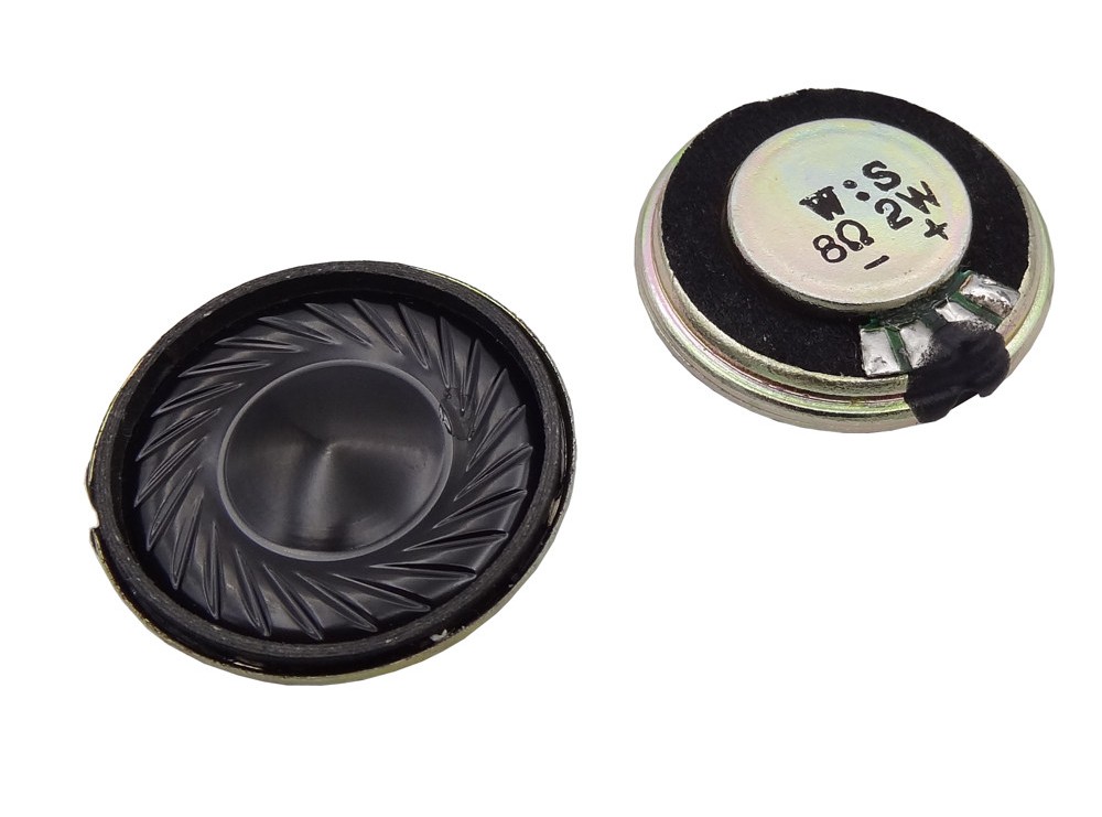 مجموعه 8 عددی بلندگو - اسپیکر 8 اهم 2 وات قطر 28mm