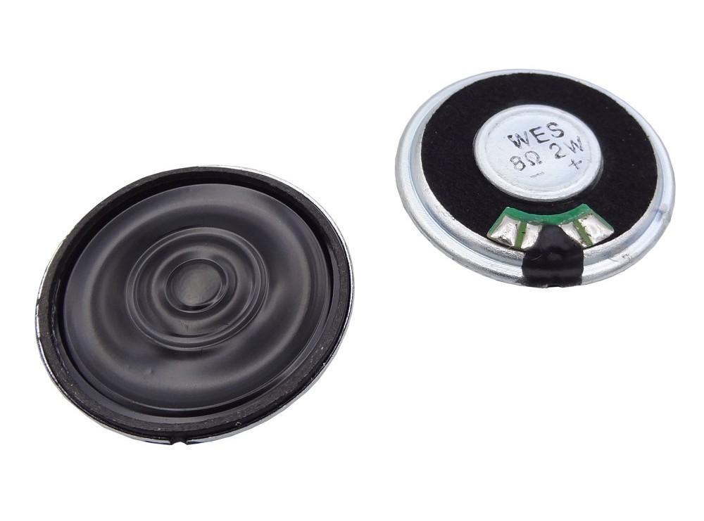 مجموعه 8 عددی بلندگو - اسپیکر 8 اهم 2 وات قطر 36mm