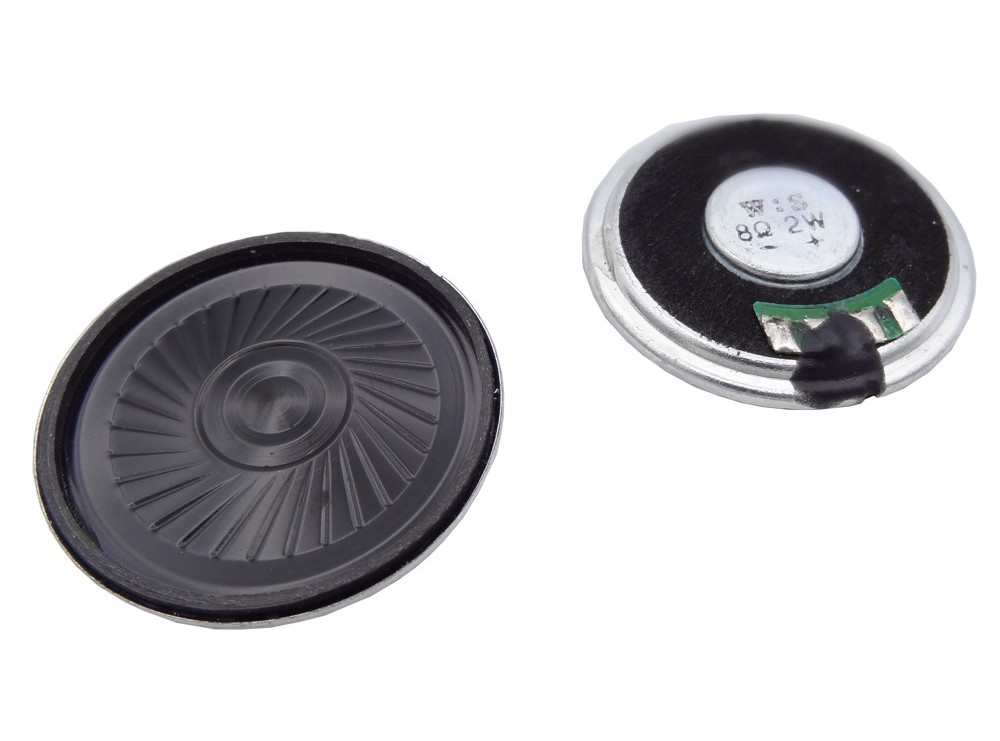 مجموعه 8 عددی بلندگو - اسپیکر 8 اهم 2 وات قطر 40mm