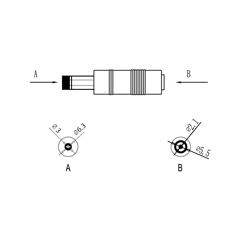 مجموعه 8 عددی تبدیل جک آداپتور B:6.3x3.0 سبز مجموعه 8 عددی تبدیل جک آداپتور B:6.3x3.0 سبز