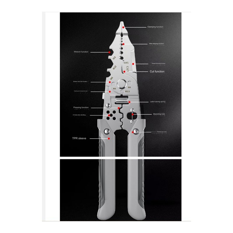 سیم لخت کن حرفه ای چندکاره 8 اینچ مدل CR-V
