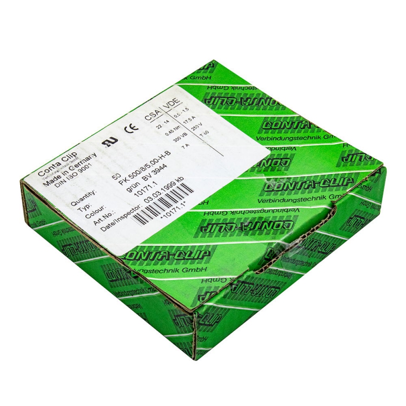 مجموعه 8 عددی ترمینال پیچی رایت مدل PK500-8pin آلمانی مارک Conta Clip مجموعه 8 عددی ترمینال پیچی رایت مدل PK500-8pin آلمانی مارک Conta Clip