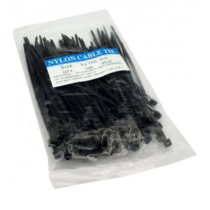 مجموعه 9 عددی بست کمری مشکی 3x100mm بسته100 تایی