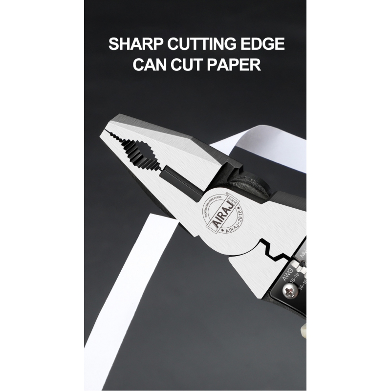 انبردست و سیم لخت کن حرفه ای سایز 9 اینچ AIRAJ مدل 2616