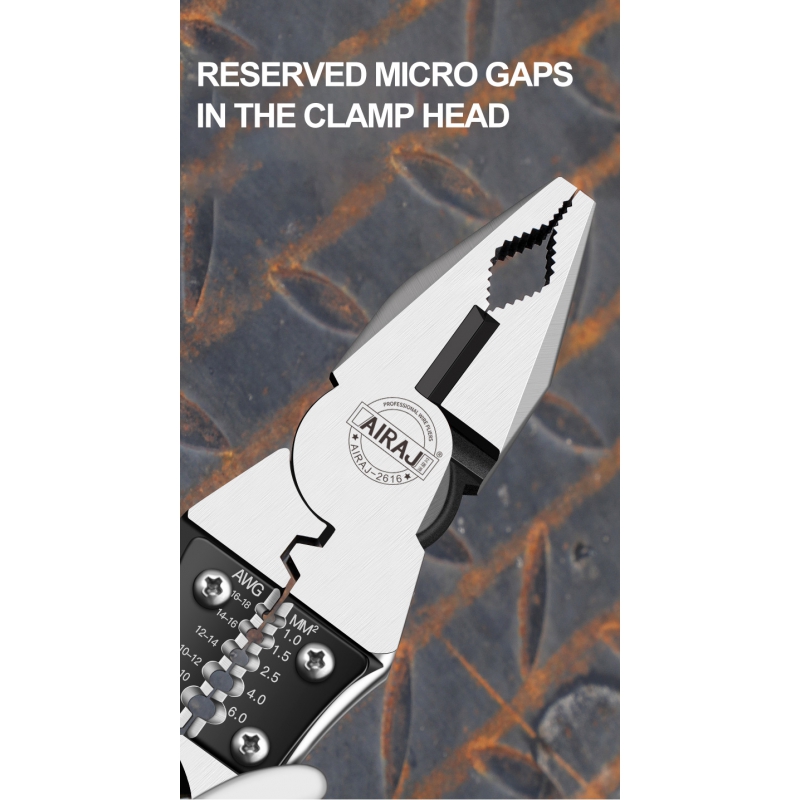 انبردست و سیم لخت کن حرفه ای سایز 9 اینچ AIRAJ مدل 2616