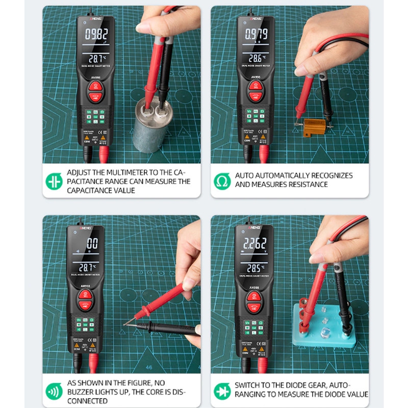 مولتی متر دیجیتالی ANENG مدل AN998