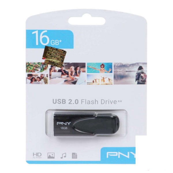 فلش مموری پی ان وای مدل Attache4 USB 2.0 ظرفیت 16 گیگابایت