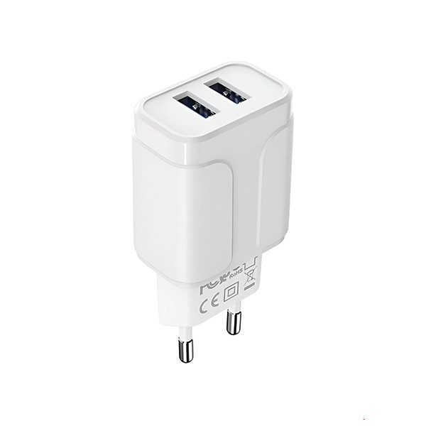 شارژر دیواری بروفون مدل BA37A به همراه کابل تبدیل microUSB