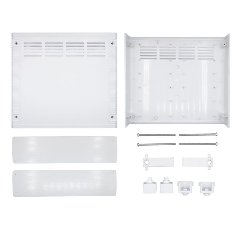 جعبه برد پلاستیکی رو میزی پایه دار مدل BDH سایز 290x260x80mm جعبه برد پلاستیکی رو میزی پایه دار مدل BDH سایز 290x260x80mm