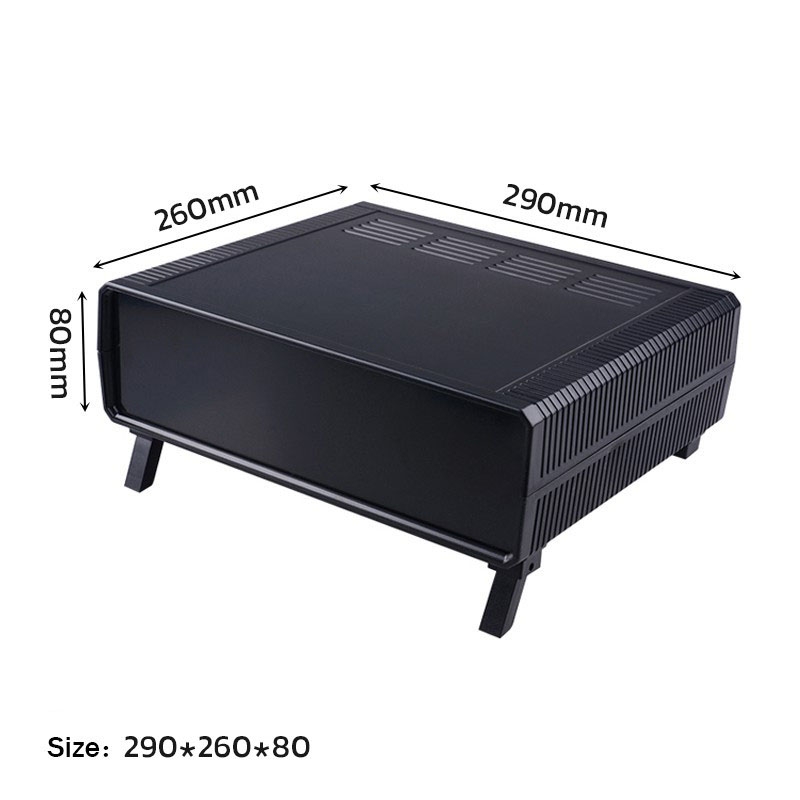 جعبه برد پلاستیکی رو میزی پایه دار مدل BDH سایز 290x260x80mm جعبه برد پلاستیکی رو میزی پایه دار مدل BDH سایز 290x260x80mm