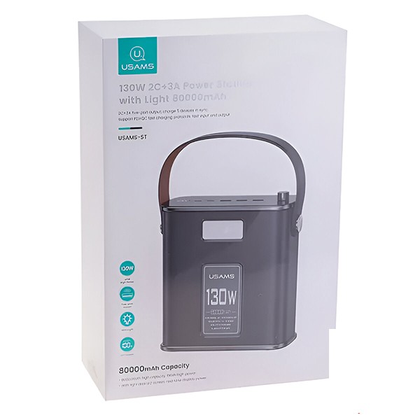 پاوربانک یوسمز مدل CD196 ظرفیت 80000 میلی آمپر ساعت