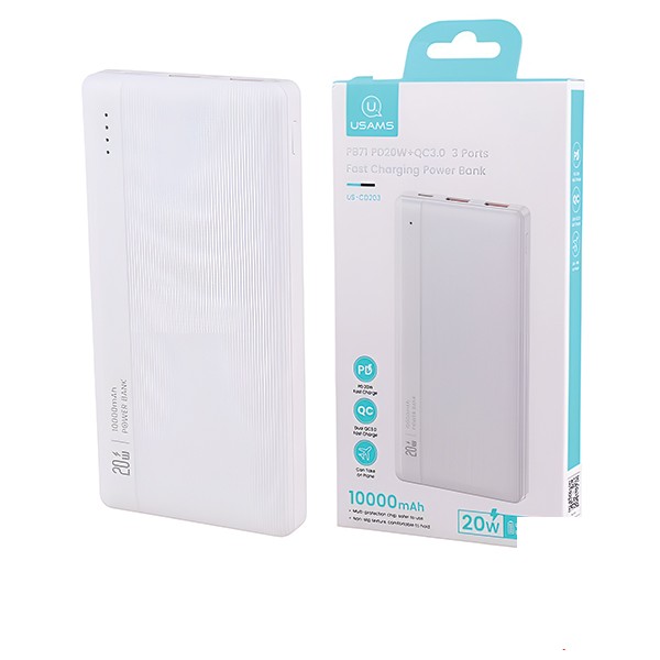 پاوربانک یوسمز مدل CD203 ظرفیت 10000 میلی آمپر ساعت