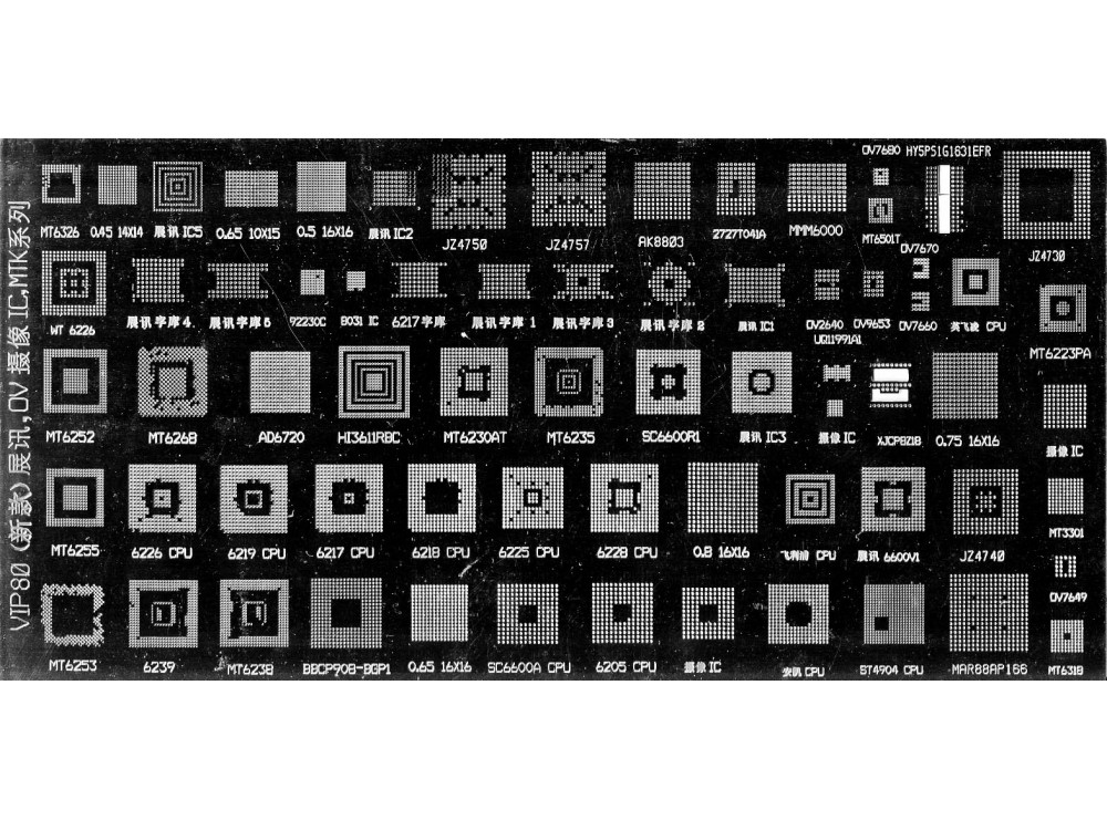 شابلون CPU مدل VIP80