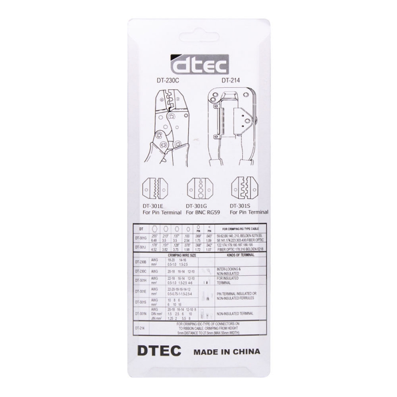 آچار پرس سرسیم DTEC مدل DT-301E