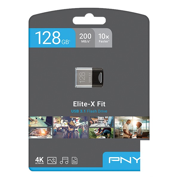 فلش مموری پی ان وای مدل Elite-X Fit USB 3.1 ظرفیت 128گیگابایت