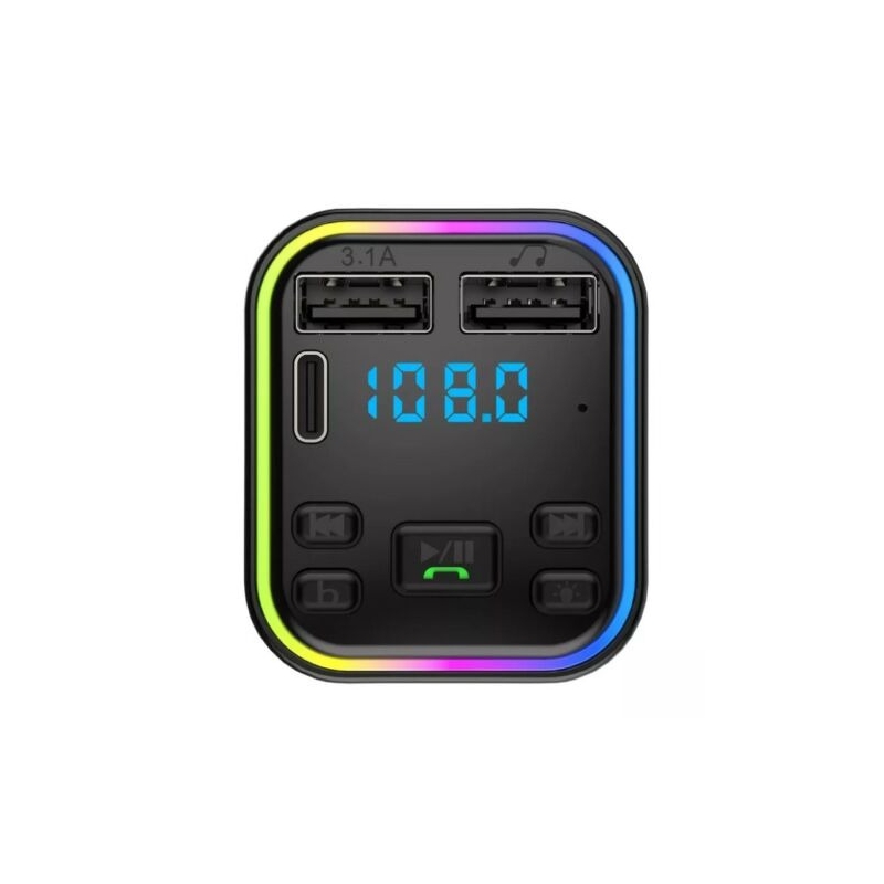 FM پلیر بلوتوثی و شارژر فندکی خودرو فست شارژ PD مدل G38