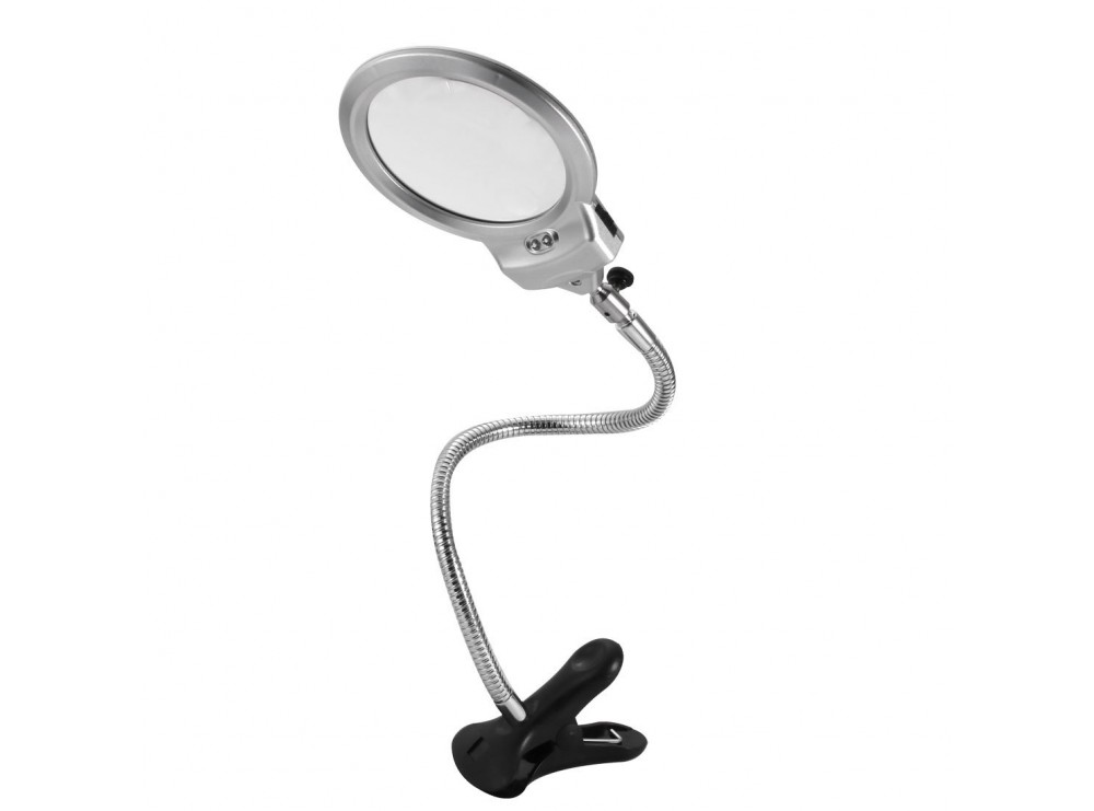 ذره بین بغل میزی گیره ای JM509-A