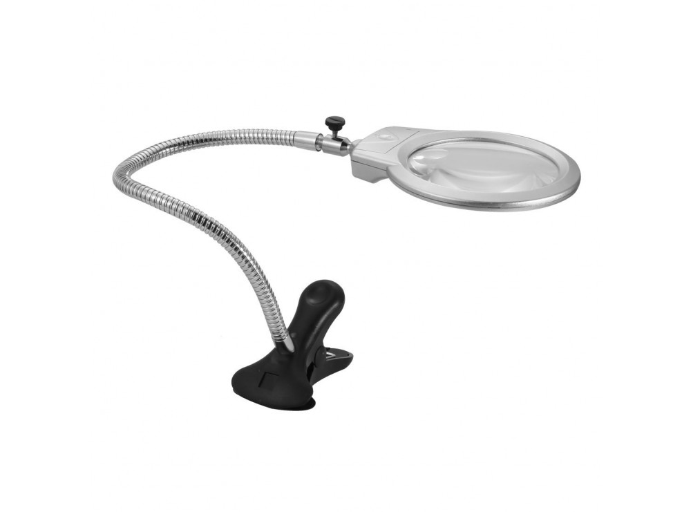 ذره بین بغل میزی گیره ای JM509-A