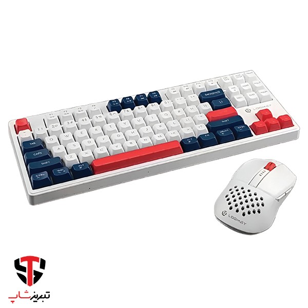 کیبورد و ماوس بی سیم گیمینگ لاجی کی KM329W