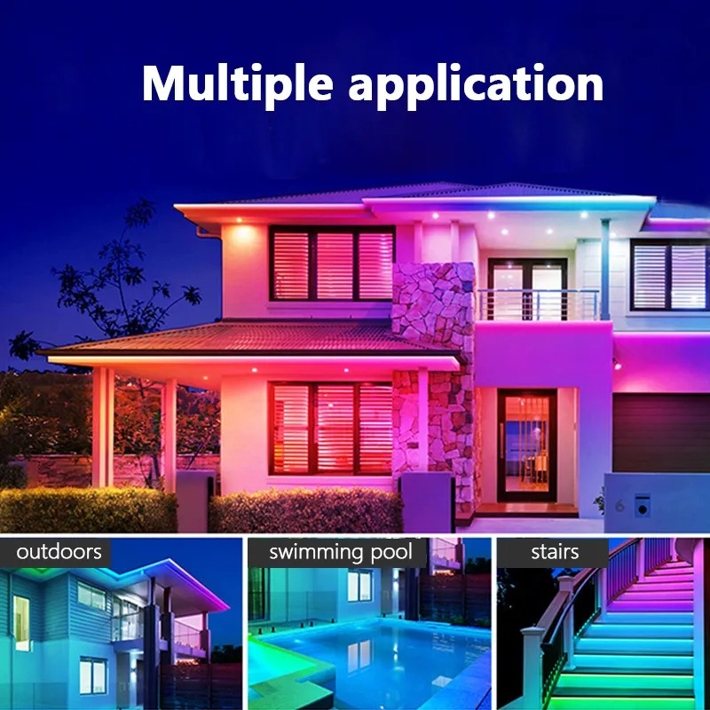 LED نواری سفید مهتابی 220 ولت COB رول 10متری