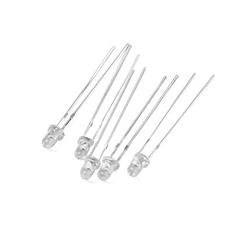 LED لیزری سوپرهایبرایت 3mm قرمز پایه معکوس بسته 1000 تایی