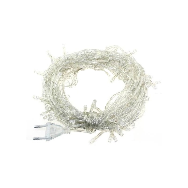 ریسه LED خوشه ای سفید آفتابی 5 متری 220 ولت