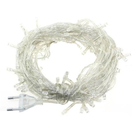 ریسه LED خوشه ای سفید آفتابی 5 متری 220 ولت