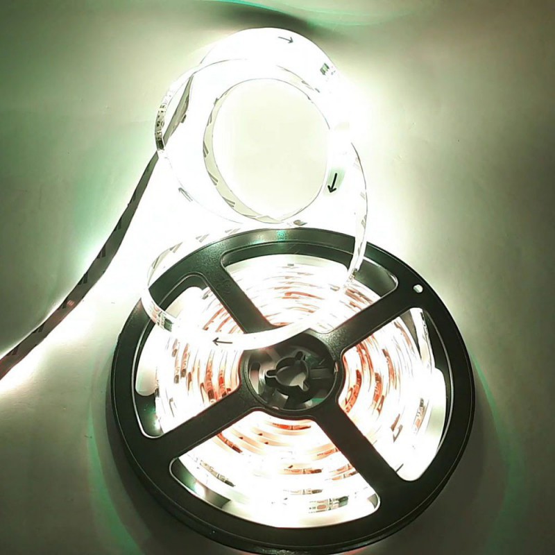 LED نواری ARGB WS2811 درایوردار 60Pcs بدون روکش IP20 رول 5متری