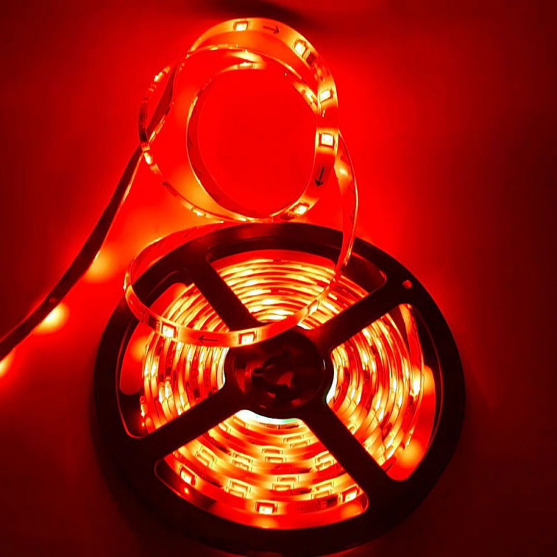 LED نواری ARGB WS2811 درایوردار 60Pcs بدون روکش IP20 رول 5متری