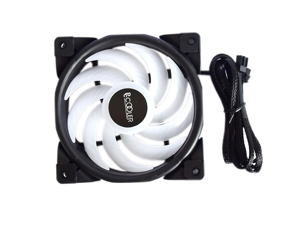 فن کیس LED کنترلی PWM 12V سایز 12X12 مدل Halo مارک PCCOOLER فن کیس LED کنترلی PWM 12V سایز 12X12 مدل Halo مارک PCCOOLER