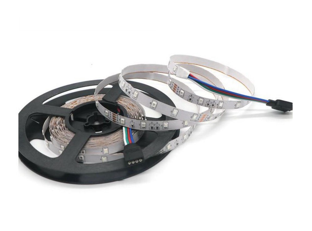 LED نواری RGB درشت 5050 بدون ژله 60PCS رول 5متری