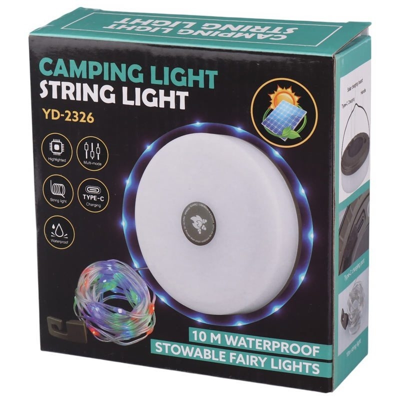 چراغ و ریسه LED شارژی استرینگ لایت RGB قابل حمل مدل YD-2326