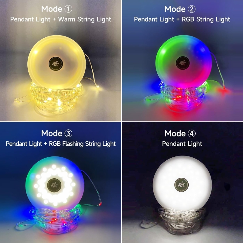 چراغ و ریسه LED شارژی استرینگ لایت RGB قابل حمل مدل YD-2326