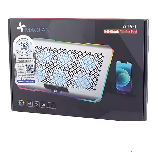 پایه خنک کننده لپ تاپ کول کلد مدل Maofan A16L