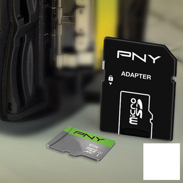 کارت حافظه microSDXC پی ان وای مدل P-SDU32GU185GW-GE ظرفیت 32 گیگابایت به همراه آداپتور