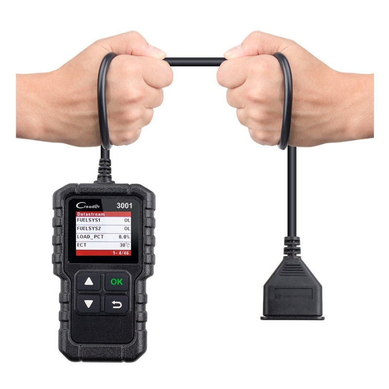 دستگاه دیاگ خودرو OBD II / EOBD + CAN مدل CR3001 مارک LAUNCH دستگاه دیاگ خودرو OBD II / EOBD + CAN مدل CR3001 مارک LAUNCH