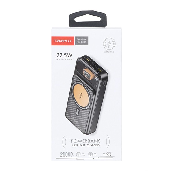 پاوربانک ترانیو مدل P05 ظرفیت 20000 میلی آمپر
