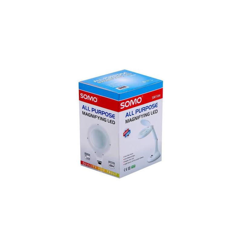 چراغ کار ذره بین دار(ذره بین رومیزی-لوپ) سومو SOMO مدل SM104 چراغ کار ذره بین دار(ذره بین رومیزی-لوپ) سومو SOMO مدل SM104