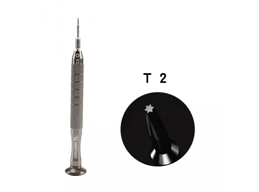 پیچ گوشتی ستاره ای سایز T2 مارک Mechanic پیچ گوشتی ستاره ای سایز T2 مارک Mechanic