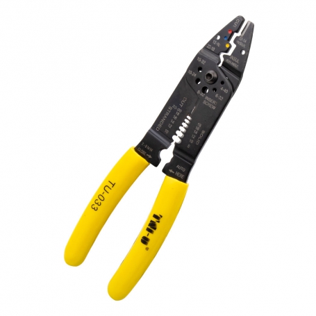 انبر پرس کابلشو (سرسیم زن) و سیم لخت کن مارک TNI-U مدل TU-033 انبر پرس کابلشو (سرسیم زن) و سیم لخت کن مارک TNI-U مدل TU-033