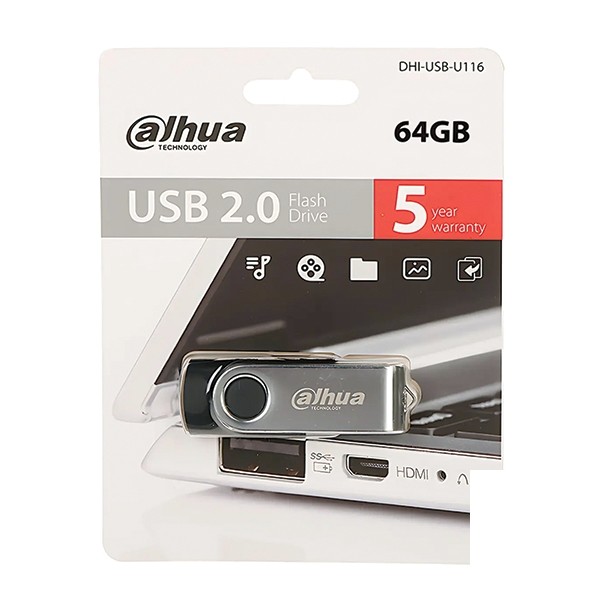 فلش مموری داهوا مدل U116 ظرفیت 64 گیگابایت