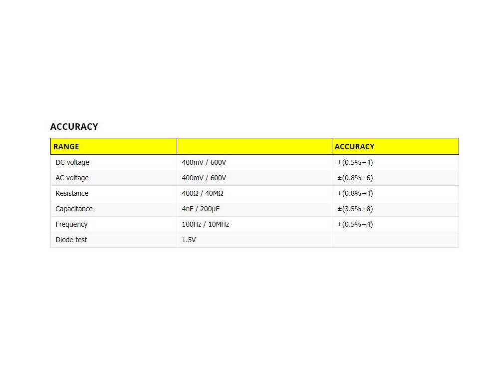 مولتی متر اتورنج VC921