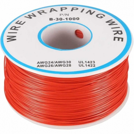 سیم وایرپ WRAPPING حلقه ای قرمز کد B-30-1000 سیم وایرپ WRAPPING حلقه ای قرمز کد B-30-1000