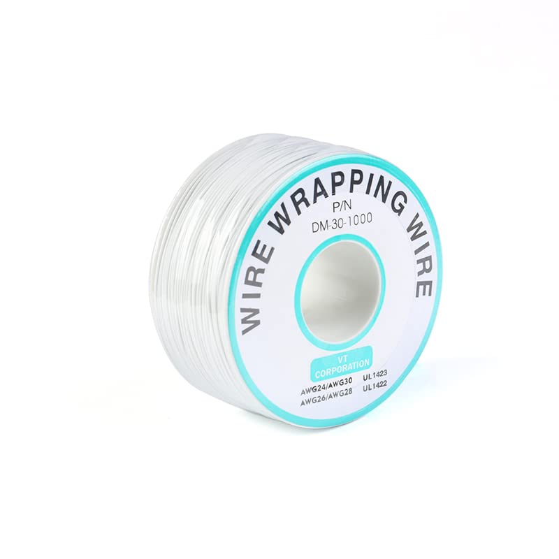 سیم وایرپ WRAPPING حلقه ای سفید کد B-30-1000 سیم وایرپ WRAPPING حلقه ای سفید کد B-30-1000