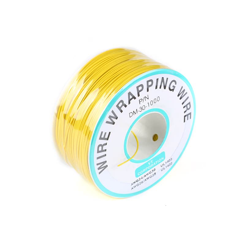 سیم وایرپ WRAPPING حلقه ای زرد کد B-30-1000