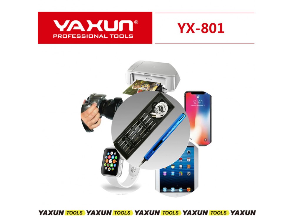 پیچ گوشتی شارژی یاکسون YAXUN مدل YX-801
