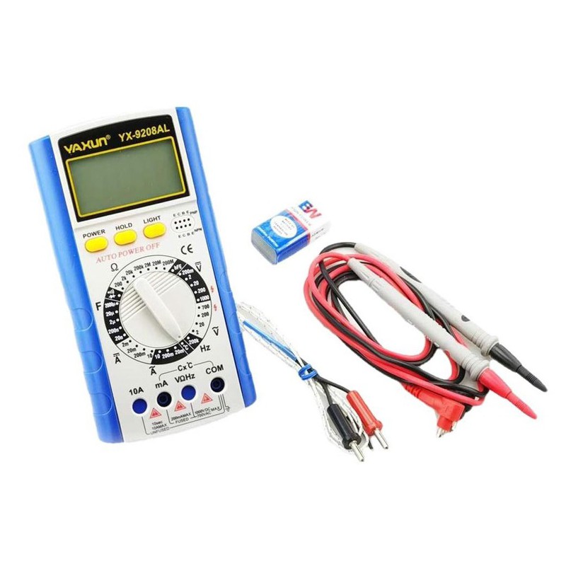 مولتی متر دیجیتال یاکسون YAXUN مدل YX-9208AL