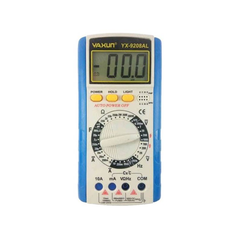 مولتی متر دیجیتال یاکسون YAXUN مدل YX-9208AL