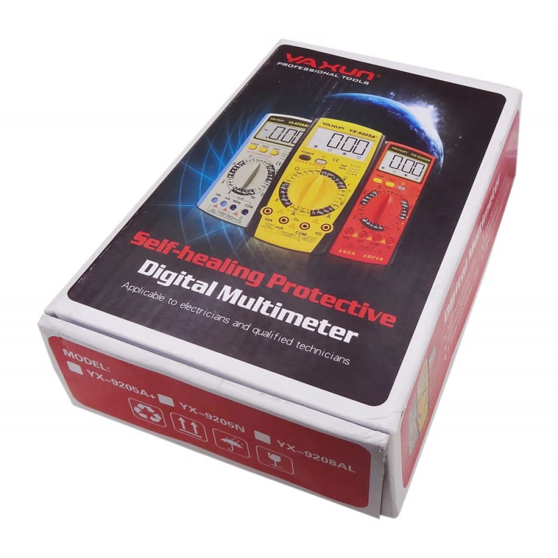 مولتی متر دیجیتال یاکسون YAXUN مدل YX-9208AL
